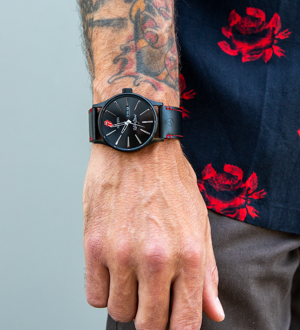 Rolling Stones Sentry Leather All Black