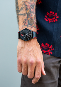 Rolling Stones Sentry Leather All Black View 9