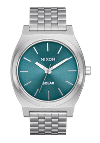 Time Teller Solar Silver / Dusty Blue Sunray View 1