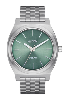 Time Teller Solar Silver / Jade Sunray