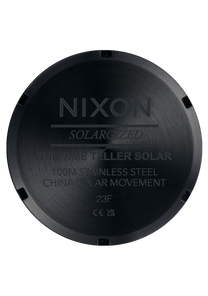 Time Teller Solar All Black / White View 5