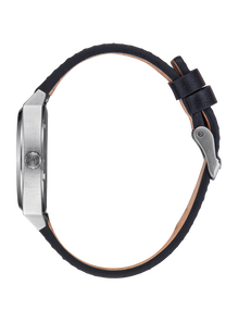 Time Teller Leather Silver / Black View 3