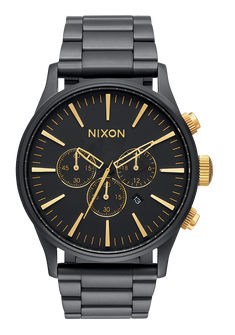 Sentry Chrono Matte Black / Gold