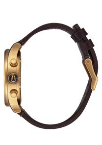 Sentry Chrono Leather Gold / Indigo / Brown View 3