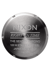 Sentry Chrono Leather All Gunmetal / Black View 5