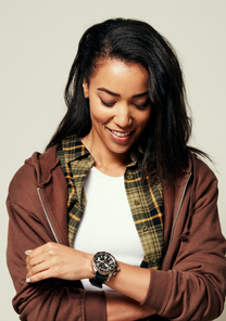 51-30 Chrono Leather Silver / Black / Cranberry View 7