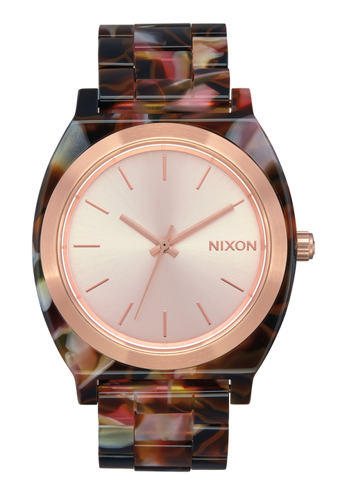 Time Teller Acetate Rose Gold / Pink Tortoise