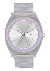 Time Teller Acetate Clear Silver Sunray Rainbow View 1