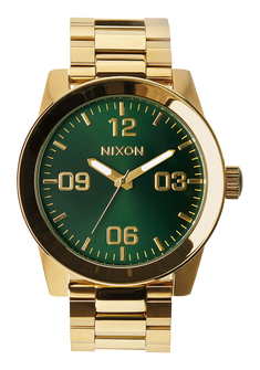 Corporal Stainless Steel Gold Green Sunray