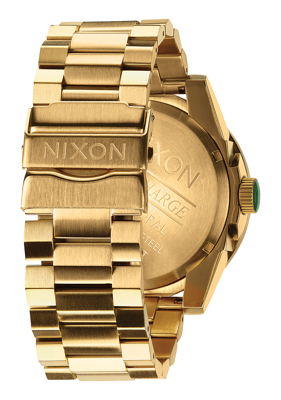 Corporal Stainless Steel Gold Green Sunray View 3