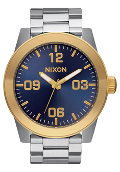Corporal Stainless Steel Gold Blue Sunray