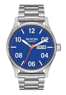 Sentry Stainless Steel Silver / Cobalt