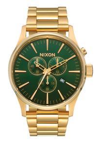 Sentry Chrono All Gold Green Sunray V1 View 1