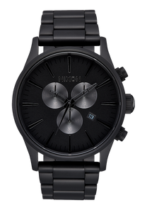 Sentry Chrono All Matte Black Polished Black V1 View 1