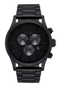 Sentry Chrono All Matte Black Polished Black V1