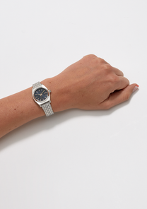 Small Time Teller Navy Rose Gold View 5