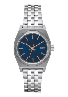 Small Time Teller Navy Rose Gold