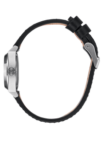 Small Time Teller Leather Silver / Black View 3