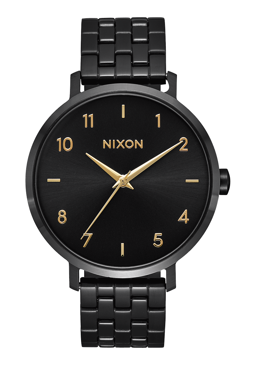 Nixon Arrow Buckle Gold Brushed View 1 View 2