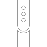Time Teller SS Band - Black Brushed
