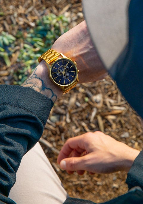 Sentry Chrono V1 Gold / Indigo View 5