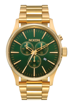 Sentry Chrono All Gold Green Sunray V1