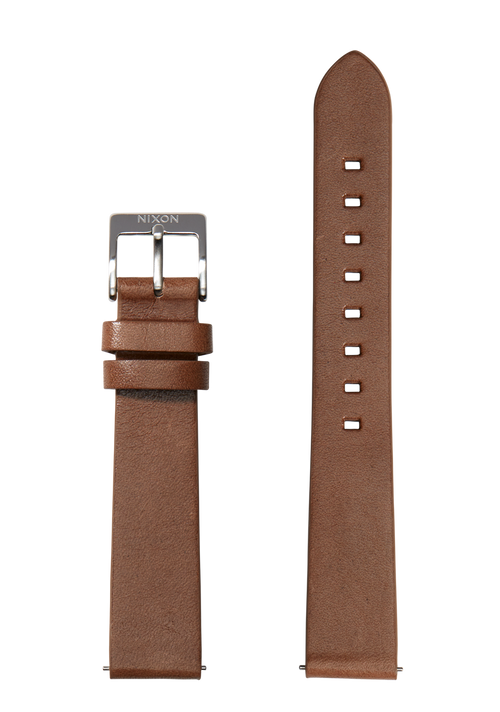 16mm Veg Tanned Leather Band Olive