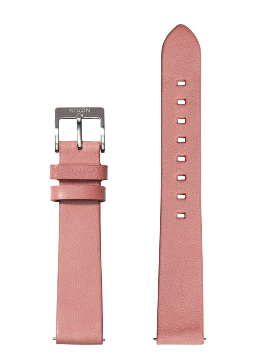 16mm Veg Tanned Leather Band Dusty Rose