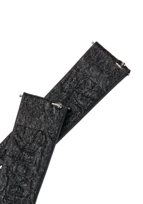 16mm Pineapple Leather Band Black View 4