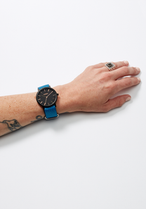 20mm One Piece #TIDE Recycled PET Strap Navy / Blue View 6