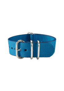 20mm One Piece #TIDE Recycled PET Strap Navy / Blue View 2