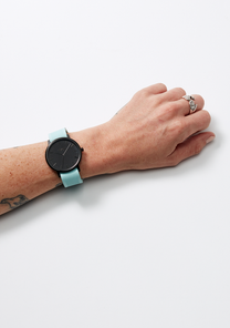 20mm One Piece FKM Rubber Strap Ocean Blue View 5