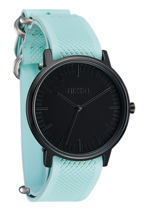 20mm One Piece FKM Rubber Strap Ocean Blue View 4