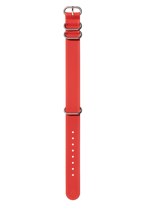 20mm One Piece FKM Rubber Strap Fire