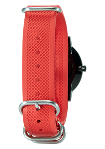 20mm One Piece FKM Rubber Strap Fire View 5