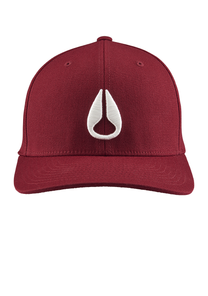 Deep Down FF Athletic Fit Hat Burgundy / White S/M View 3