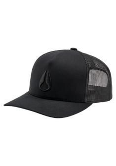 Iconed Trucker Hat Black / Black