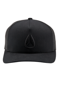 Iconed Trucker Hat Black / Black View 3