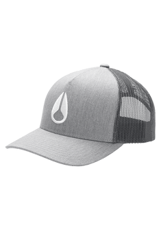 Iconed Trucker Hat Heather Gray