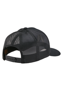 Iconed Trucker Hat Black Khaki View 2