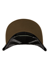 Iconed Trucker Hat Dark Olive View 4