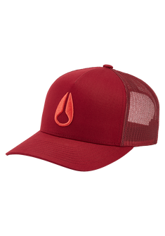 Iconed Trucker Hat Burgundy