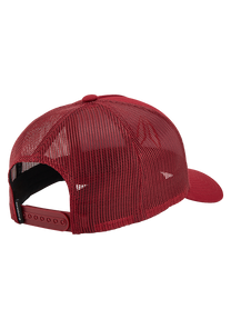 Iconed Trucker Hat Burgundy View 2