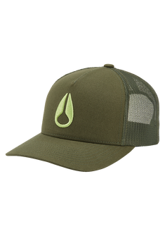 Iconed Trucker Hat Olive