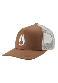Iconed Trucker Hat Brown / Off White