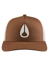 Iconed Trucker Hat Brown / Off White View 3