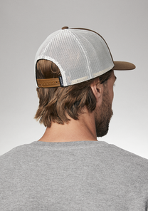 Iconed Trucker Hat Brown / Off White View 6