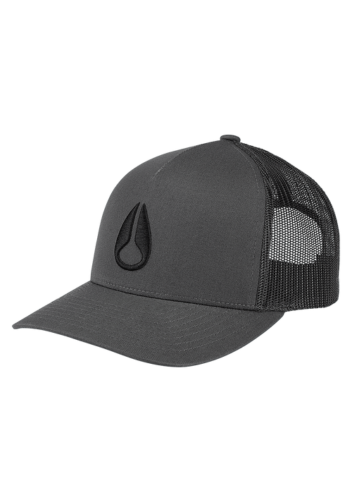 Iconed Trucker Hat Charcoal / Black