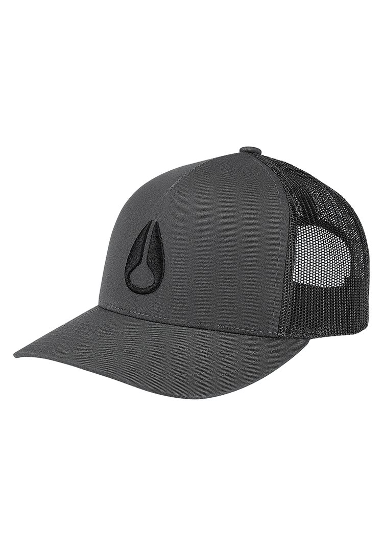 Iconed Trucker Hat Charcoal / Black