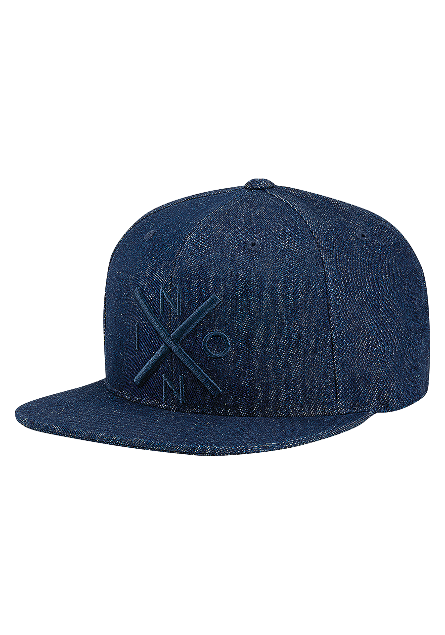 Exchange Snapback Hat Denim View 1
